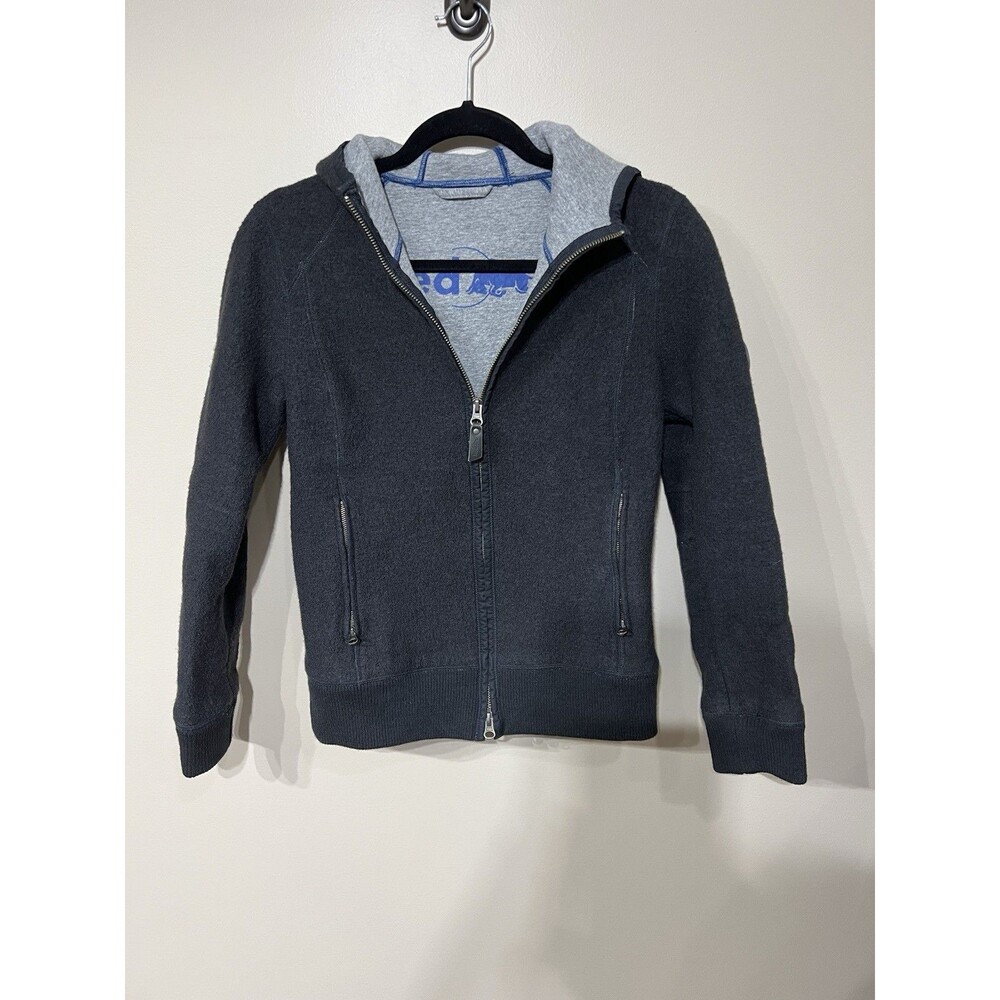 Red Bull Wool Hooded Full Zip Racing Jacket Size 1 , Small Black Zipper Pockets
